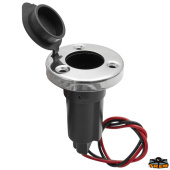 Trem L3980054 - Spare Base For Pole Lights Recess Fit On Flat Surface In Nylon + AISI 316 S.S.