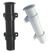 Nuova Rade Wall Mounting Rod Holder Black