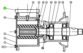 Jabsco 29884-0000 - Bronze Engine Cooling Pump Body