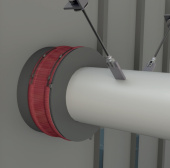 Rubber Design High Flexible Passage - Watertight & Fireproof Exhaust Pipe Penetration