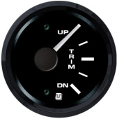 Uflex 22475MK - Ultra Black Trim Gauge 0-190 Ohm