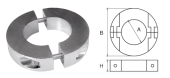 Zinc Anode For Shaft Ø60mm, Ring Shaped