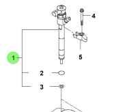 Bukh 33800-2F610 - Fuel Injector for R210J Engines