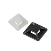 Plastimo P204056 - Self-Adhesive Cable Tie Mount With Hole 30 X 30 mm Black (100 pcs)