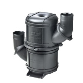 Vetus NLP60HD - Waterlock / Muffler Type NLP, 60mm, 10 Litres, Black