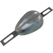 Super Marine Zinc Heart-Shaped Anode 140x95 mm, 2.2 kg