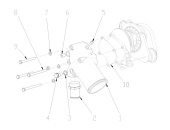 Nanni Diesel 970300191 - BOLT,HEX M 8X100 (+++ FIX COUDE ECHAP ) for N4.85 N4.100/4.380TDI/5.250TDI/4.330TDI