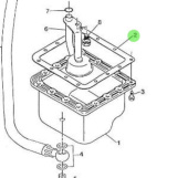 Nanni Diesel 970140110 - Oil Pan Gasket for 2.40HE and 2.50HE Engines