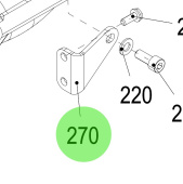 Steyr 708250 - NWG LLK Shackle for SE164E40 and SE144E38 Engines
