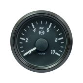 VDO A2C1800310001 - SingleViu 1405 Brake Pressure 10Bar Black 52mm
