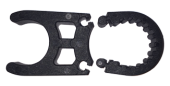 Allpa Spare Plastic Clamp, Black, For Bathing Ladder Ø25mm (1")