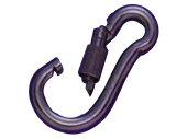 Carbine Hooks With Retaining Ring Inward Open Foldable SS AISI 316