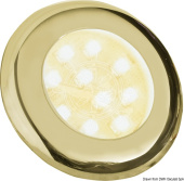 Osculati 13.877.68 - Batsystem Nova 2 LED Ceiling Light Golden With Switch