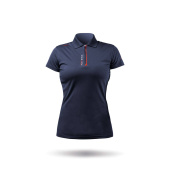 Plastimo 70327 - Women's UVActive Zip Sports Polo - Navy - Size L