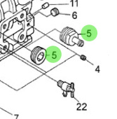 Nanni Diesel 970315015 - Drain Pipe Gasket for N3.30 Engines