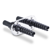SeaStar HO7200 - Kit Field Installed Bulkhead, Dual Hose, Stainless Steel
