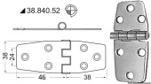 Osculati 38.840.52 - Hinges 2 mm Hickness