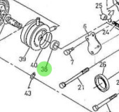 Nanni Diesel 970310542 - Collar for Timing Gear Case