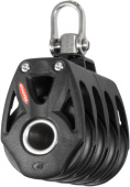 Ronstan RF48400 Series 40 Ball Bearing Orbit Block, Quad, Shackle Head