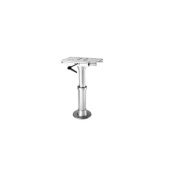 Barka Table Leg, 24V, 1 Stage, Surface-Mounted 490-740mm