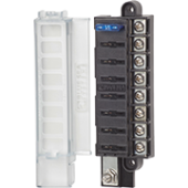 Blue Sea 5046 - Fuse Block ST Blade Compact 8 Circuits with Cover