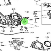 Nanni Diesel 970314124 - Crankshaft Position Sensor for T4 Series Engines