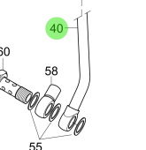 Steyr 2180655-0 - Turbocharger Oil Inlet Pipe for MO306H178 Engines