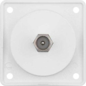 Berker Antenna Wall Socket TV (F-Techniek) - Arctic White Matt