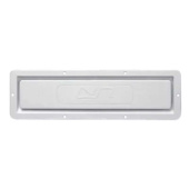 Nuova Rade 44547 - Ventilation With Water Outlet, ASA, White, 420x120mm