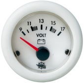 Osculati 27.533.01 - Guardian Voltmeter White 10-16 V