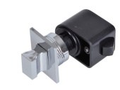 Talamex Push Button Rectangular Self-Latching ABS Chromed