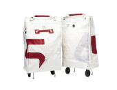 Trend Marine Sea King Foldable Sailcloth Shopping Bags on Wheels 55L 410×200×750 mm