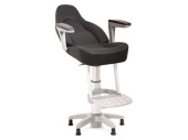 Alutech 200 Five-Pointed Base Folding Back Boat Seat