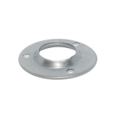 FNI Stainless Steel 90° Round Base Pulpit Socket, Ø22–25 mm