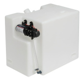 Fresh Water Tank with Pump 3.8 l/min 12V Osculati One Outlet