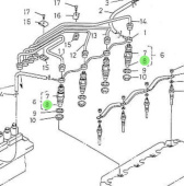 Nanni Diesel 970310913 - Fuel Injector Nozzle for 4.330TDI and 4.340TDI Engines