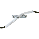 White Polyester Rope Protection Sheath with Velcro Closure