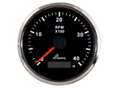 Wema 110913 - Silverline Tachometer With Hourmeter 4000 RPM Black
