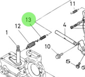 Nanni Diesel 970307384 - Governor Spring for Speed Regulator