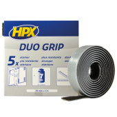 HPX DG2502 - Duo Grip Resealable Snap Fastener Black 25mm x 2m