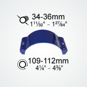 Clamcleat CL111 Boom Clamp for CL244 Cleat, 34–36 mm Tubes