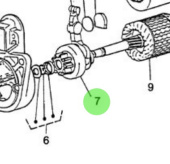 Nanni Diesel 970307581 - Overrunning Switch for Starter Motor