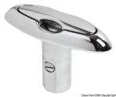 Osculati 40.135.01 - Push-Up Minicleat Mirror-Polished AISI316 134x41mm