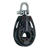 Harken 3226 - 57mm Black Magic Aluminum Low-Load Block Swivel