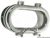 Osculati 19.698.02 - Oval Chromed Brass Portlight 160 x 380 mm