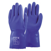 PSP Glove 40-400 Chemical PVC Blue Chemical Resistant Gloves