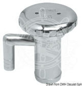 Osculati 20.565.03 - DIESEL Plug Mirror Polished AISI316 With Vent 38 mm