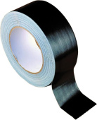 U-Rope Cloth Tape 50 mm x 25 m Black