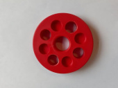 U-Rope Shackle Guard 76 mm 19 mm Hole Red