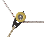 Antal 9040 - Aluminium Snatch Block Ø40mm, Line Ø12mm, With Rubber Protectioin